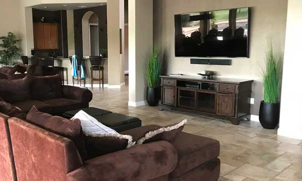 TV Wall Mount in Livingroom